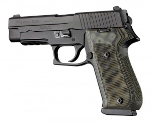 SIG Sauer P220 DAK American Checkered G10 - G-Mascus Green