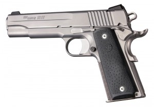 1911 Govt. Model Black Rubber Panels With Palm Swells