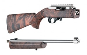 Ruger 10-22 Takedown Standard Barrel Red Lava Rubber OverMolded Stock
