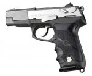 Ruger P85 - P91 Rubber grip with Finger Grooves Black