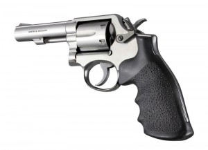 S&W K or L Square Butt Nylon Monogrip Black