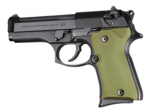 Beretta 92 Compact Aluminum - Matte Green Anodize 