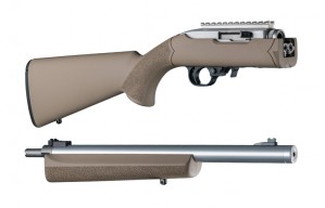 Ruger 10-22 Takedown .920" Diameter Barrel Flat Dark Earth Rubber OverMolded Stock