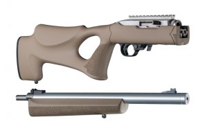 Ruger 10-22 Takedown Thumbhole .920" Diameter Barrel Flat Dark Earth Rubber OverMolded Stock