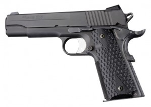 1911 Govt. Model Chain Link Solid Black G10