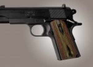 1911 Officers Model Lamo Camo Ambi-Cut Checkered
