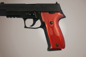 SIG Sauer P226 DAK Flames Aluminum - Red Anodize