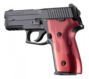 SIG Sauer P228 P229 DAK Flames Aluminum - Red Anodize