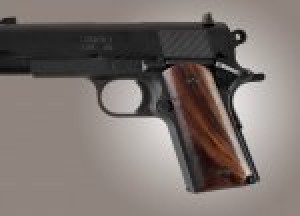 1911 Officers Model Rosewood Ambidextrous Safety Cut