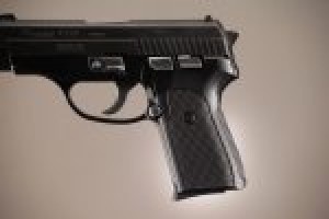 SIG Sauer P239 DA/SA Checkered Aluminum - Brushed Gloss Black Anodize
