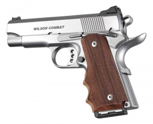 1911 Officers Model Pau Ferro With Finger Grooves Checkered