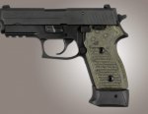SIG Sauer P245 P220 Compact Piranha Grip G10 - G-Mascus Green