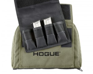 Medium Pistol Bag w/ 4 Magazine Pouch - OD Green 9" Tall 12" Long
