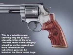 Dan Wesson Small Frame Rose Laminate Top Finger Groove, Stripe/Cap, Checkered