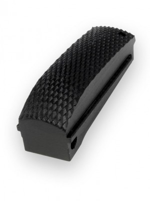 Govt. G10  Mainspring Housing Checkered Arched Black