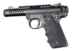 Ruger 22/45 MKIV Rubber Grip with Finger Grooves Black