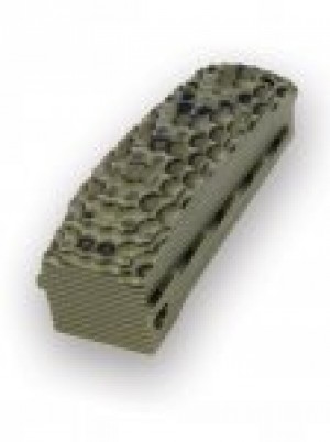 1911 Govt. G10 Mainspring Housing Piranha Grip Arched G-Mascus Green