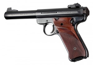 Ruger MK III Cocobolo R. Hand Thumb Rest Checkered