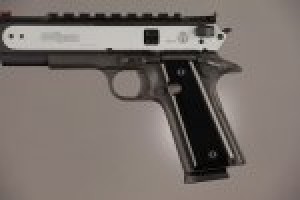1911 Govt. Model 9/32 Thick Aluminum - Brushed Gloss Black Anodized