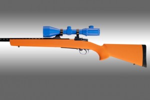 Mauser 98, Military Sporter Actions Pillar Bed Stock - Orange