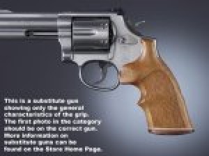 Dan Wesson Small Frame Goncalo Top Finger Groove, Stripe/Cap, Checkered