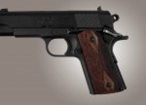 1911 Officers Model Rosewood Ambi-Cut Checkered
