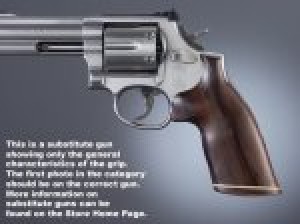 Dan Wesson Small Frame Rosewood No Finger Groove, Stripe/Cap