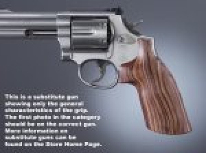 Dan Wesson Large Frame Kingwood No Finger Groove