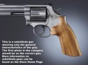 Dan Wesson Large Frame Goncalo No Finger Groove, Checkered