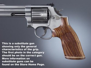 Dan Wesson Large Frame Cocobolo No Finger Groove, Stripe/Cap, Checkered