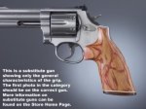 Dan Wesson Large Frame Tulipwood No Finger Groove, Stripe/Cap
