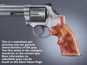 Dan Wesson Large Frame Tulipwood Top Finger Groove, Stripe/Cap