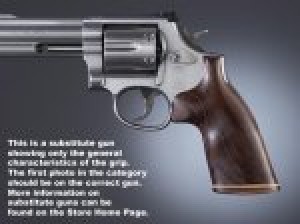 Dan Wesson Small Frame Pau Ferro No Finger Groove, Stripe/Cap